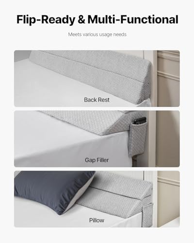 VEVOR Bed Gap Filler Pillow for Headboard