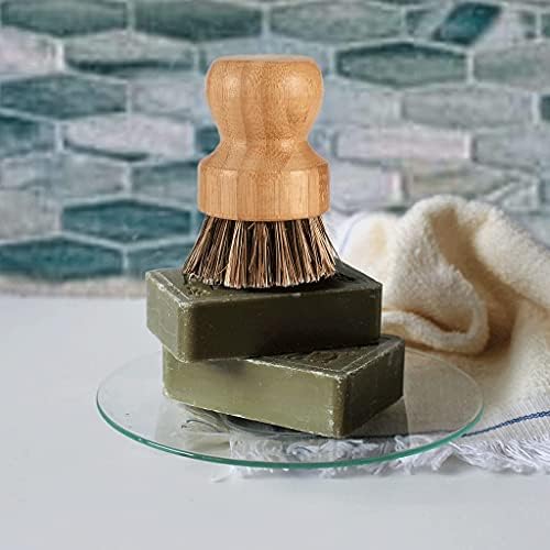 SUPERWASH PLUS Bamboo Scrub Brush 4 Pack