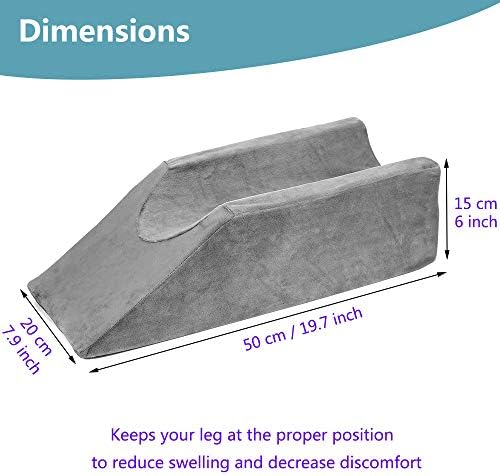 Zelen Leg Elevation Pillow for Sleeping and Recovery