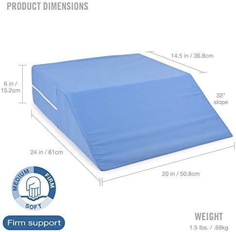 DMI Wedge Pillow for Leg Elevation and Comfort 1