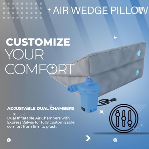 Thomasville Boyd Sleep Dual Chamber Air Wedge Pillow