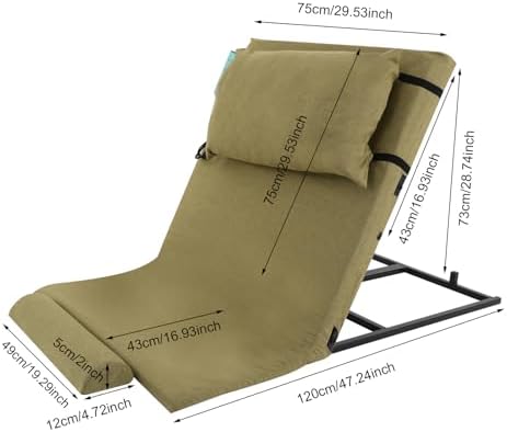 Electric Adjustable Bed Back Rest for Elderly and Disabled 300lbs Capacity Green