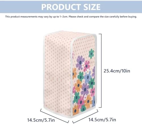 Floral Pattern Electric Can Opener Dust Cover