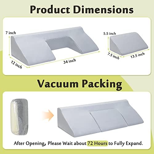 NEAUDE Medical Foam Wedge for Bed Sores and Pressure Relief