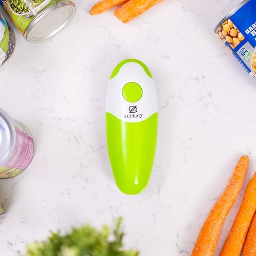 SUPRAQ Electric Can Opener with Smooth Edge Green 1