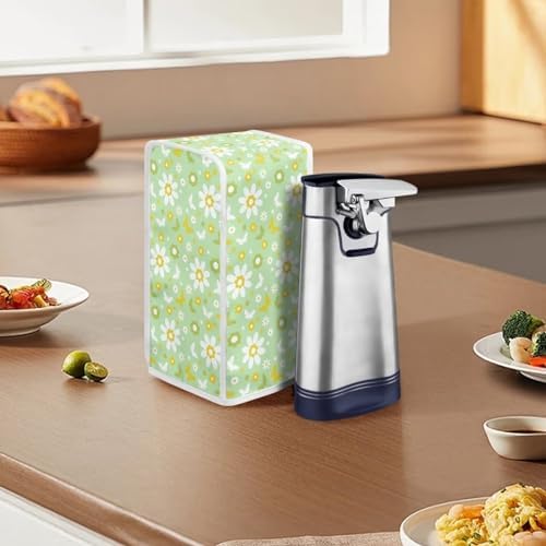 Pzuqiu Hippie Flower Electric Can Opener Dust Cover