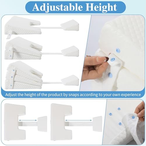 MABOZOO Bedsore Pillow Wedge with 3 Heights Adjustability