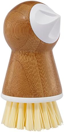Full Circle Tater Mate Bamboo Potato Brush with Eye Remover 1