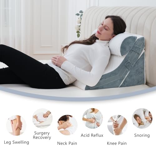 Flyxunfri 3PCS Adjustable Wedge Pillow Set