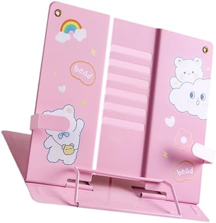 TOPFROP Foldable Metal Book Stand for Reading