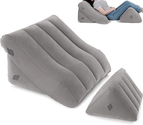 USHMA Inflatable Wedge Pillow Set - Travel Pain Relief