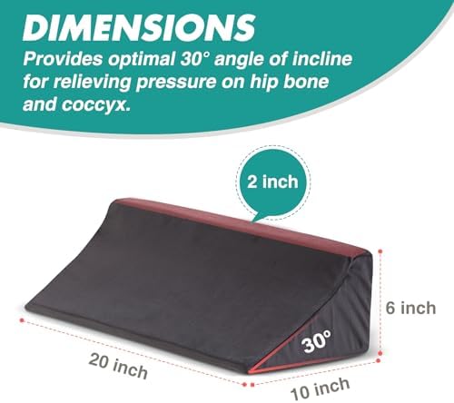 Multi-Use Wedge Pillow for Side Sleepers and Pregnant Women