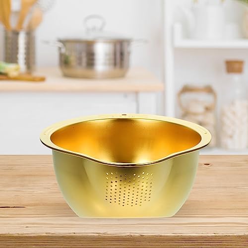 Kichvoe Multifunctional Stainless Steel Colander Bowl