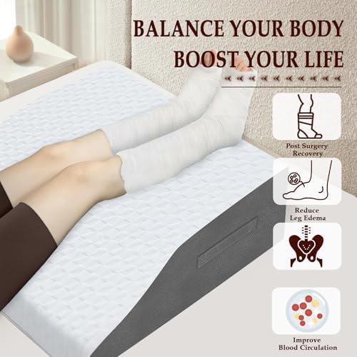 COLDHUNTER 6 Leg Elevation Pillow for Comfort and Support