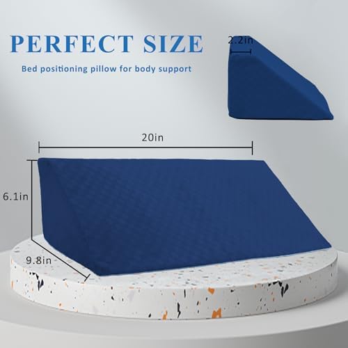 Jacobable Bed Wedge Pillow for Side Sleepers