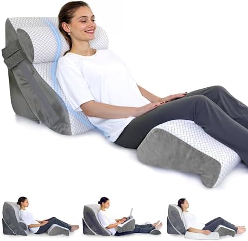 4PCS Orthopedic Wedge Pillow Set for Post Surgery Support