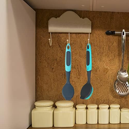 PHYEX 2-Pack Dish Brush with Handle and Scraper