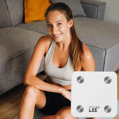 SugarLee Smart Body Fat Scale with 6mm Glass 500 LBS
