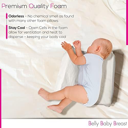 Belly Baby Breast Pillow Set of 2 for Pregnancy and Side Sleep