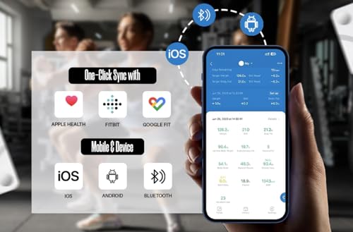 ALLSTARS Smart Body Scale with App Sync 396 lbs