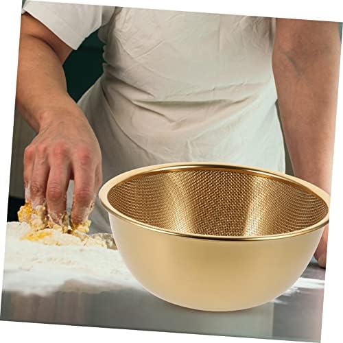 Hoement 1 Set Stainless Steel Drain Basket Colander