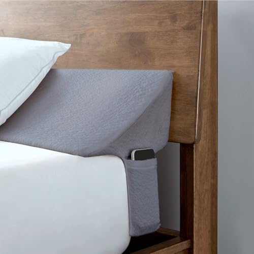 SLIGUY Queen Bed Gap Filler Pillow - 60x10x6 Grey
