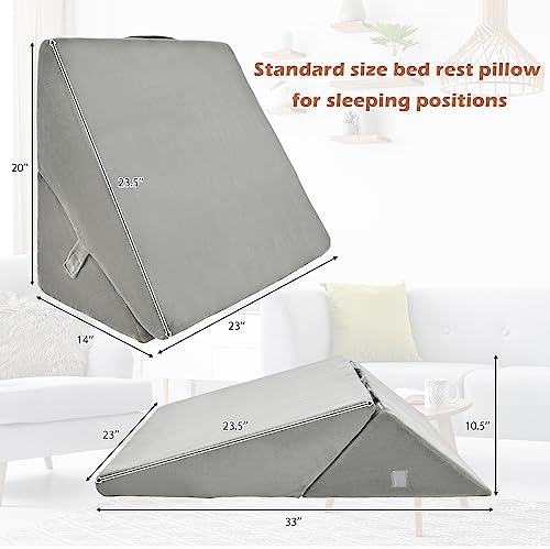 GORELAX Bed Wedge Pillow 7 in 1 Multifunctional Incline Cushion