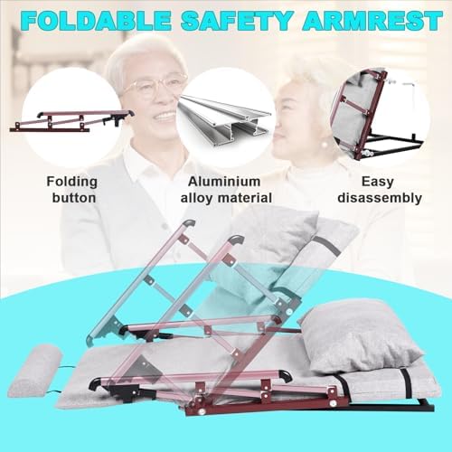 YUCHENGTECH Electric Adjustable Bed Backrest with Foldable Armrest