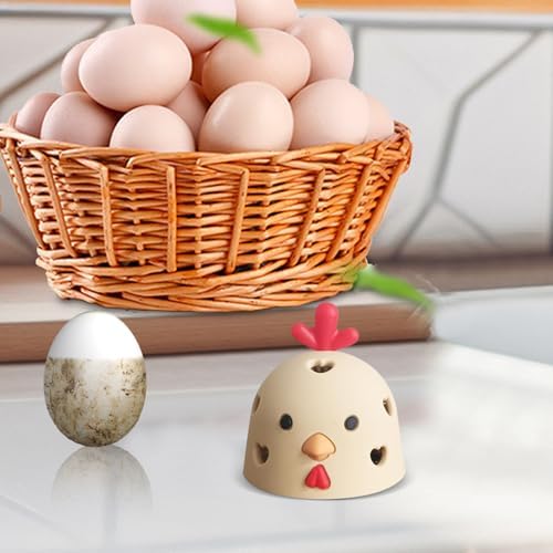 Cute Egg Scrubber Chicken Shape for Fresh Eggs