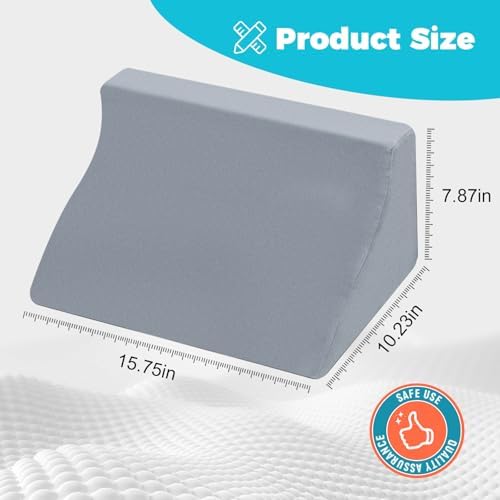 2 Pack Small Wedge Pillow for Sleeping and Back Pain Relief