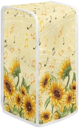 TODIYADDU Music Notes Sunflowers Electric Can Opener Cover