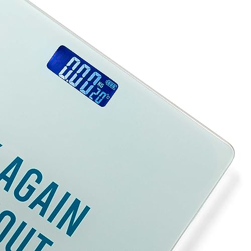 Fisura Digital Bathroom Scale with Try Again Socks Challenge