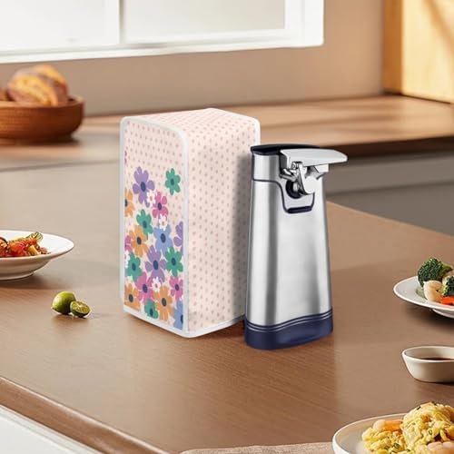 Floral Pattern Electric Can Opener Dust Cover