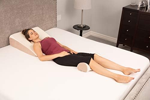 Deluxe Comfort Memory Foam Bed Wedge - 25x24x7 Beige