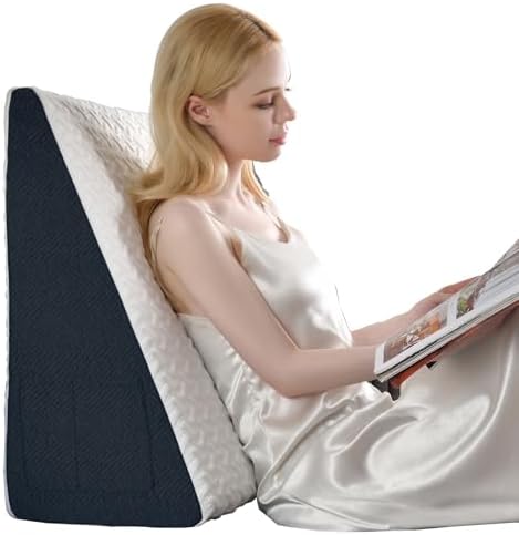 Cosmoluxe 12 Bed Wedge Pillow for Acid Reflux Relief