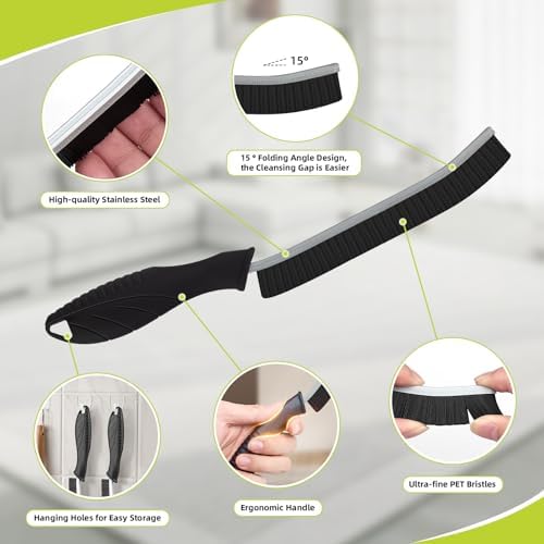 SXhyf Hard Bristle Crevice Cleaning Brush - Versatile Durable