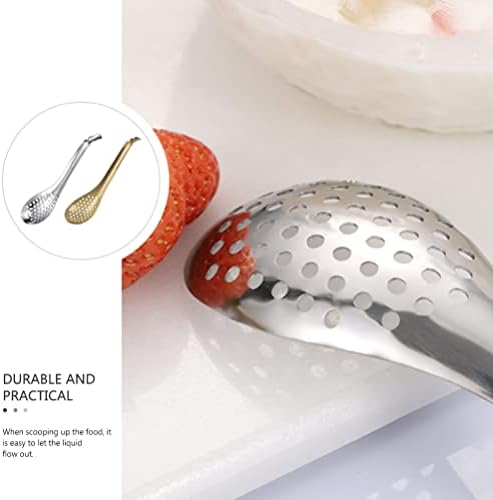 Hemoton 2pcs Food Strainer Colander Spoon