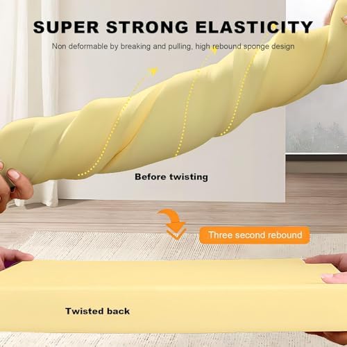 FRZVXCW Bed Gap Filler Custom Wedge Pillow for Crib and Wall Edge
