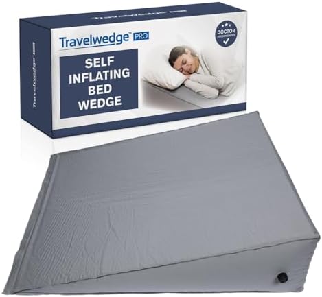 Travelwedge Self-Inflating Bed Wedge Pillow - 30 Inch Checked Bag Version 1