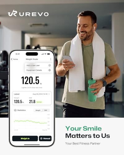 UREVO Smart Scale for Body Weight Tracking