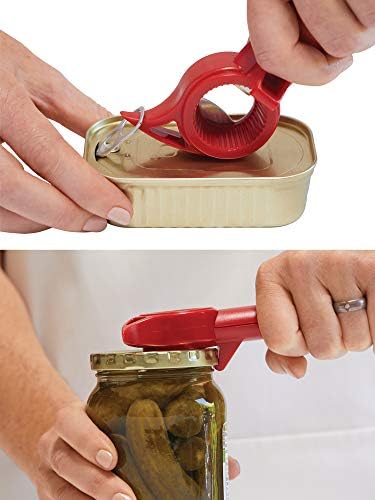 Kuhn Rikon Auto Safety Master Opener Red 9x275 Inches