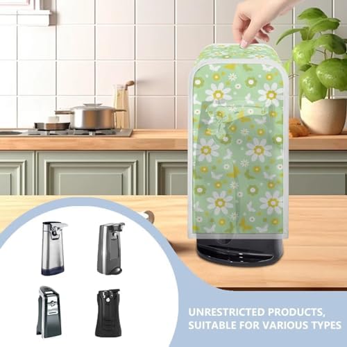 Pzuqiu Hippie Flower Electric Can Opener Dust Cover