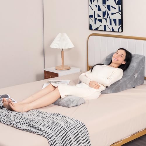 KOMFOTT 3PCS Adjustable Orthopedic Wedge Pillow Set