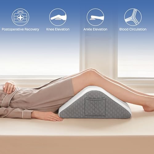 Simpledad Knee Wedge Pillow for Back Pain Relief
