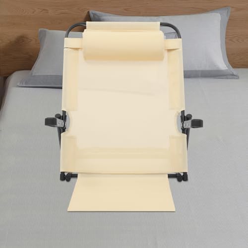 Eapmic Adjustable Lifting Bed Backrest with Armrest and Pillow