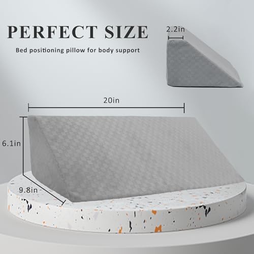 Jacobable Bed Wedge Pillow for Side Sleepers 1