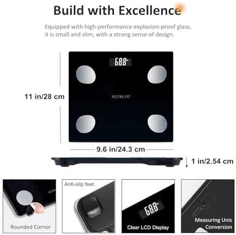 NUTRI FIT Digital Smart Scale with Bluetooth