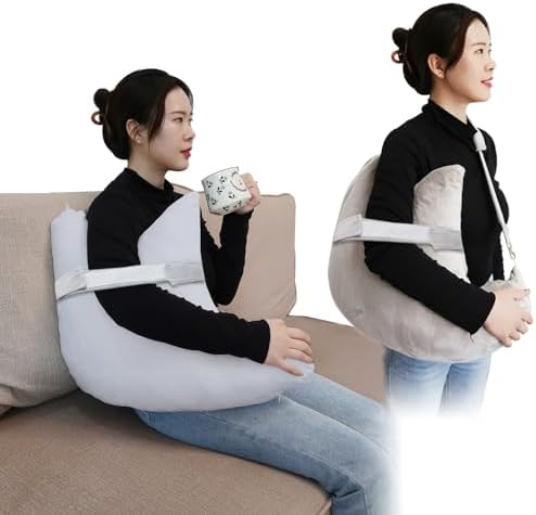 Shoulder Support Pillow with Adjustable Strap for Pain Relief