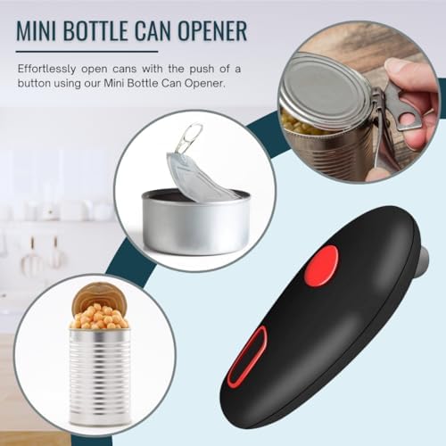 Jomoks Smooth Edge Electric Can Opener One Touch Battery Operated Hands Free