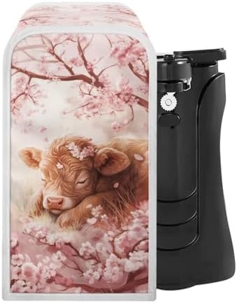 Goronwyfloyd Cow and Pink Cherry Can Opener Cover